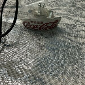 Coca-Cola Red and Silver Collectible Piece 1940s